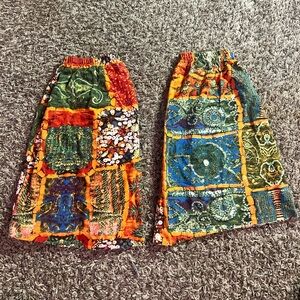 Homemade trippy style boot covers🌻